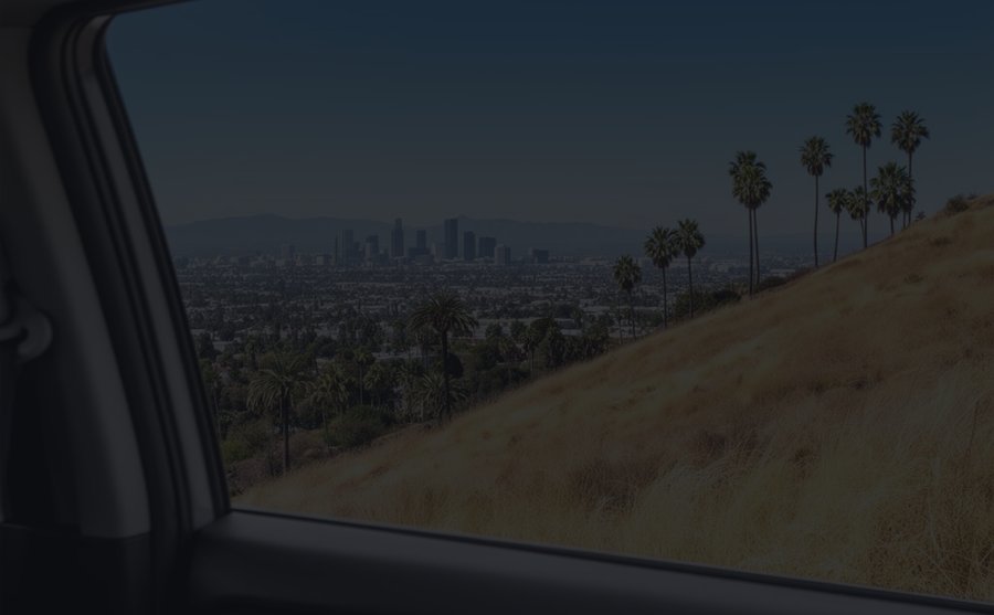 View through a car window with 35% VLT ceramic window tint